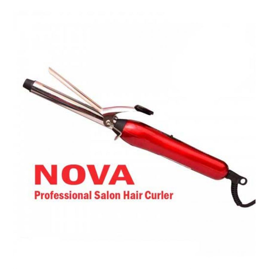 Nova N-Paris Professional Salon Hair Curler Red